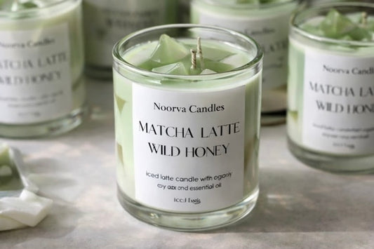 Matcha latte wild honey