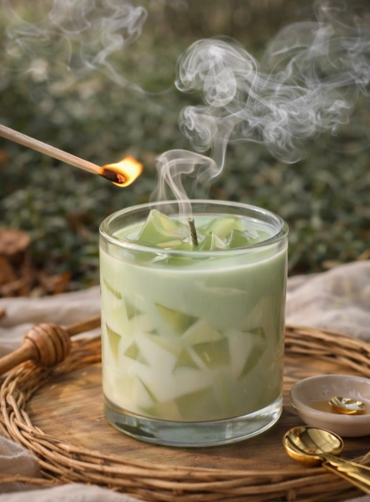 Matcha latte wild honey