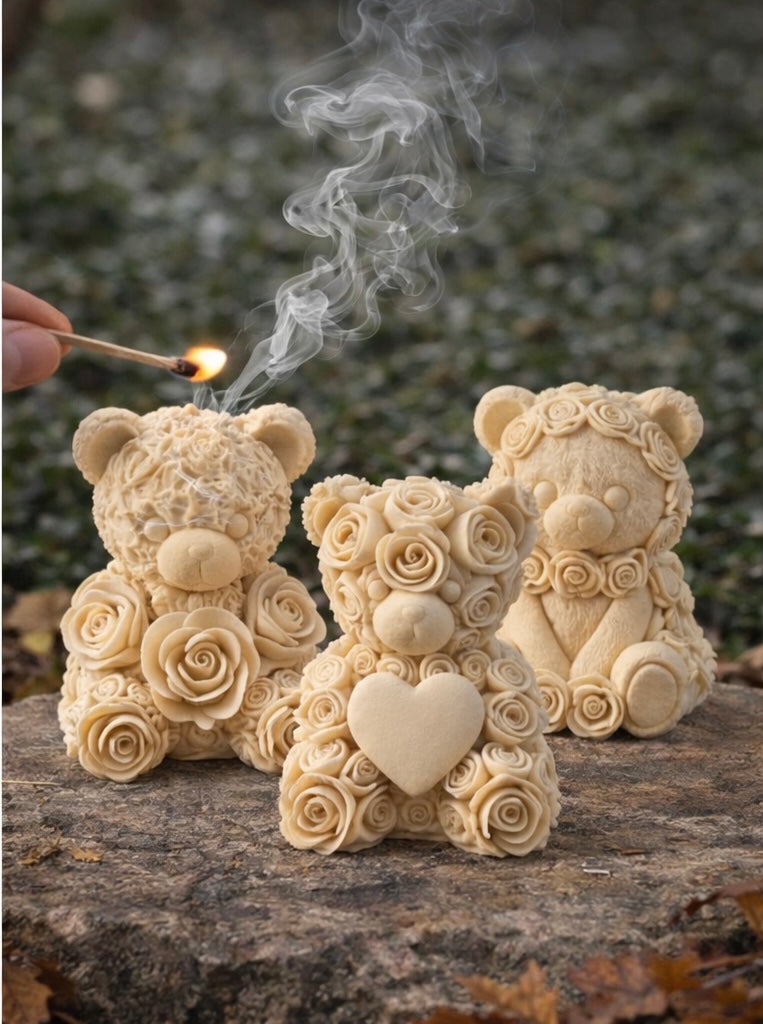 Bear style candle