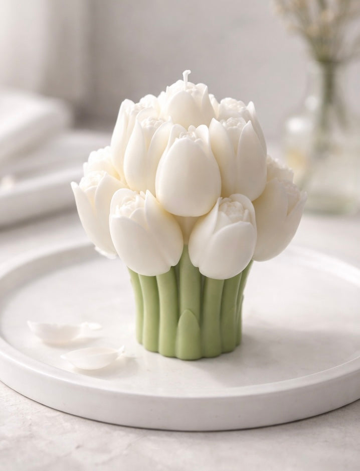 Tulip candle