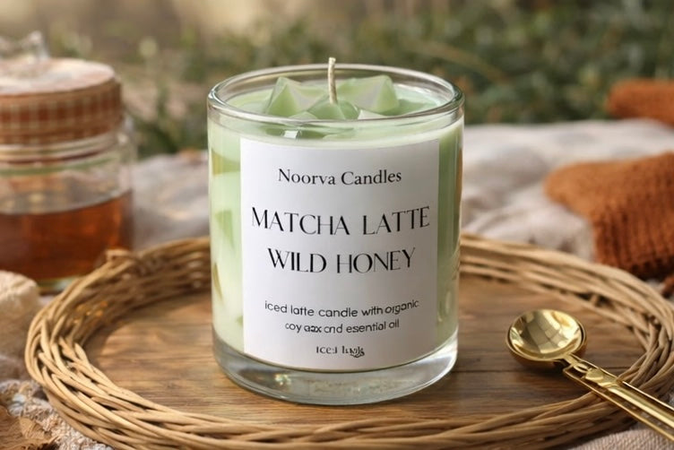 Matcha latte wild honey