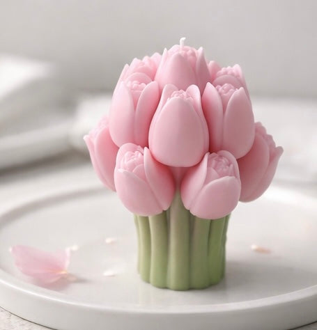 Tulip candle