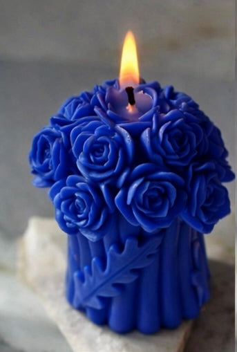 Rose boll bucket candle