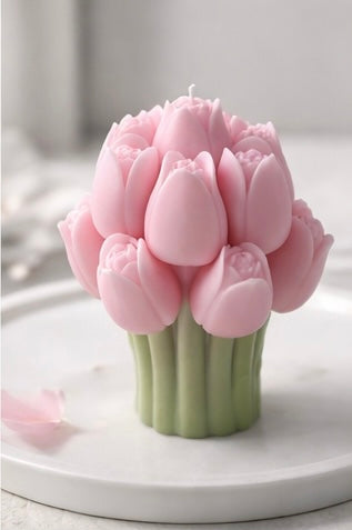 Tulip candle