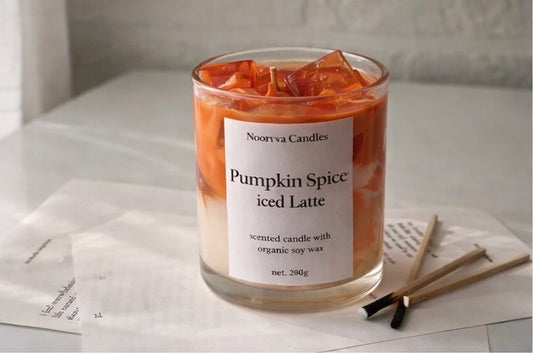 Pumpkin spice iced latte