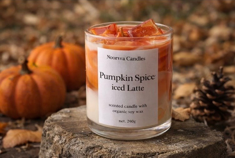 Pumpkin spice iced latte