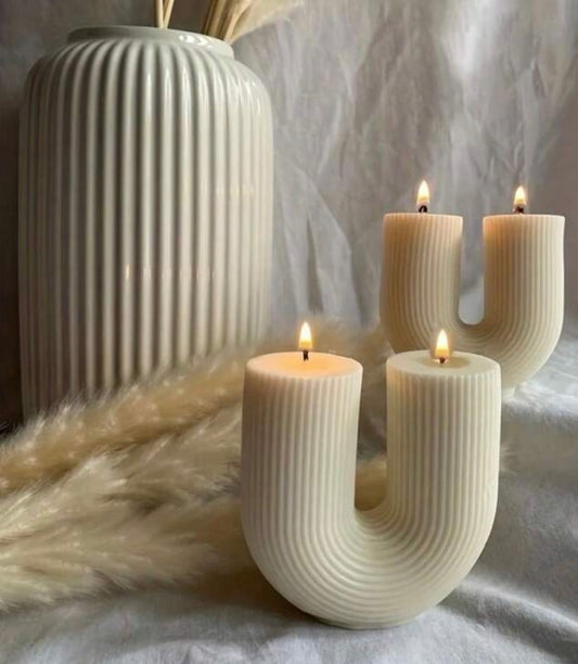U-Shaped strip candles