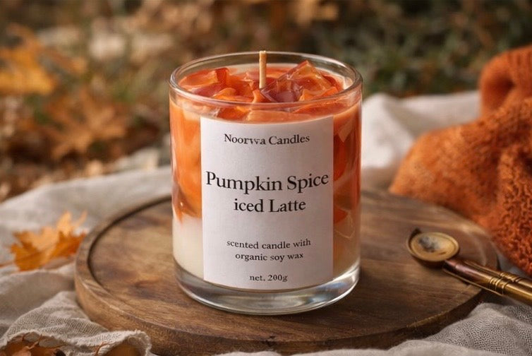 Pumpkin spice iced latte