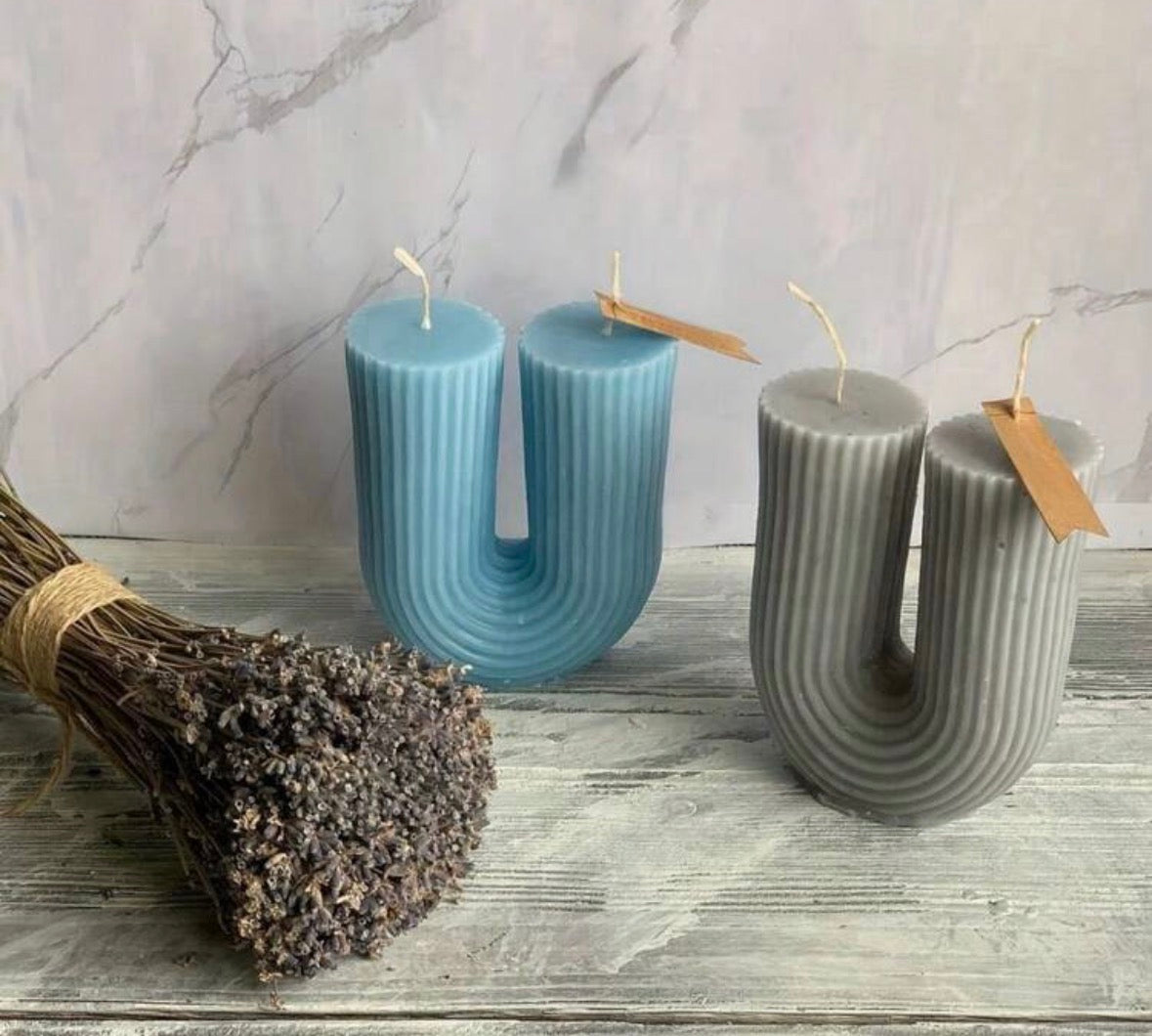 U-Shaped strip candles